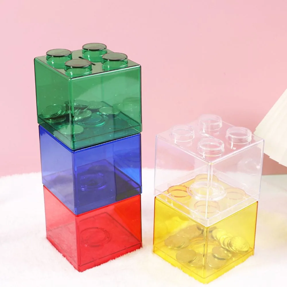 Tirelire LEGO transparente - Maison Déco Lumière