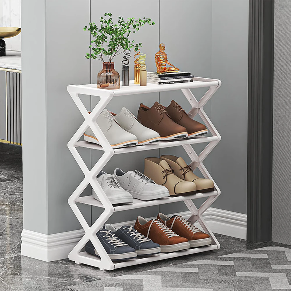 Meuble à chaussures "X" à 4 couches - Maison Déco Lumière