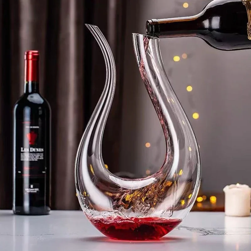 Grande carafe à décanter en cristal - Maison Déco Lumière