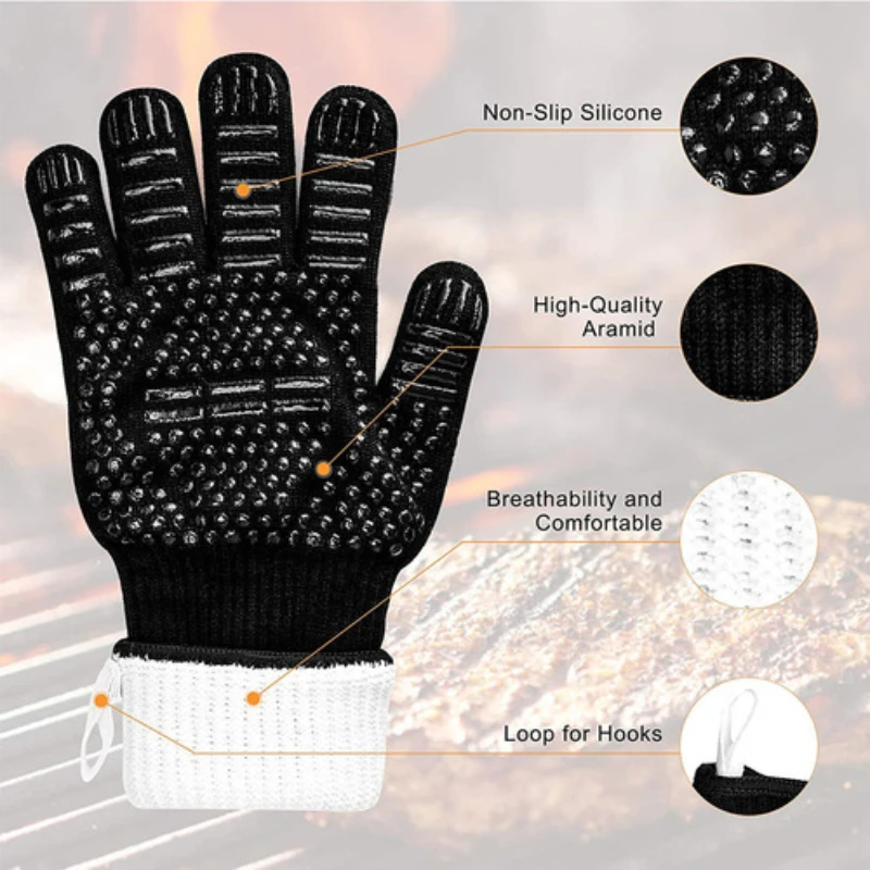 Gant ignifugé pour four et barbecue - Maison Déco Lumière