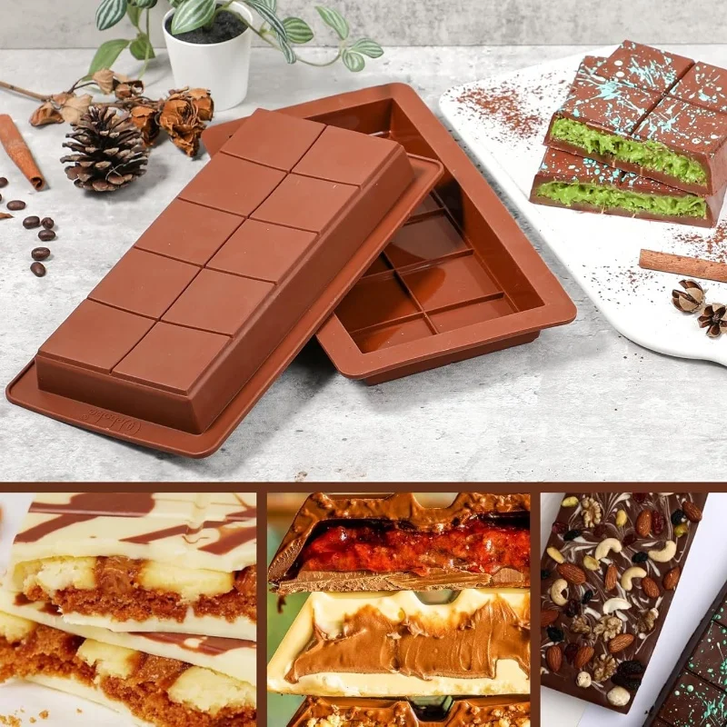 Moule en silicone pour tablettes de chocolats - Maison Déco Lumière