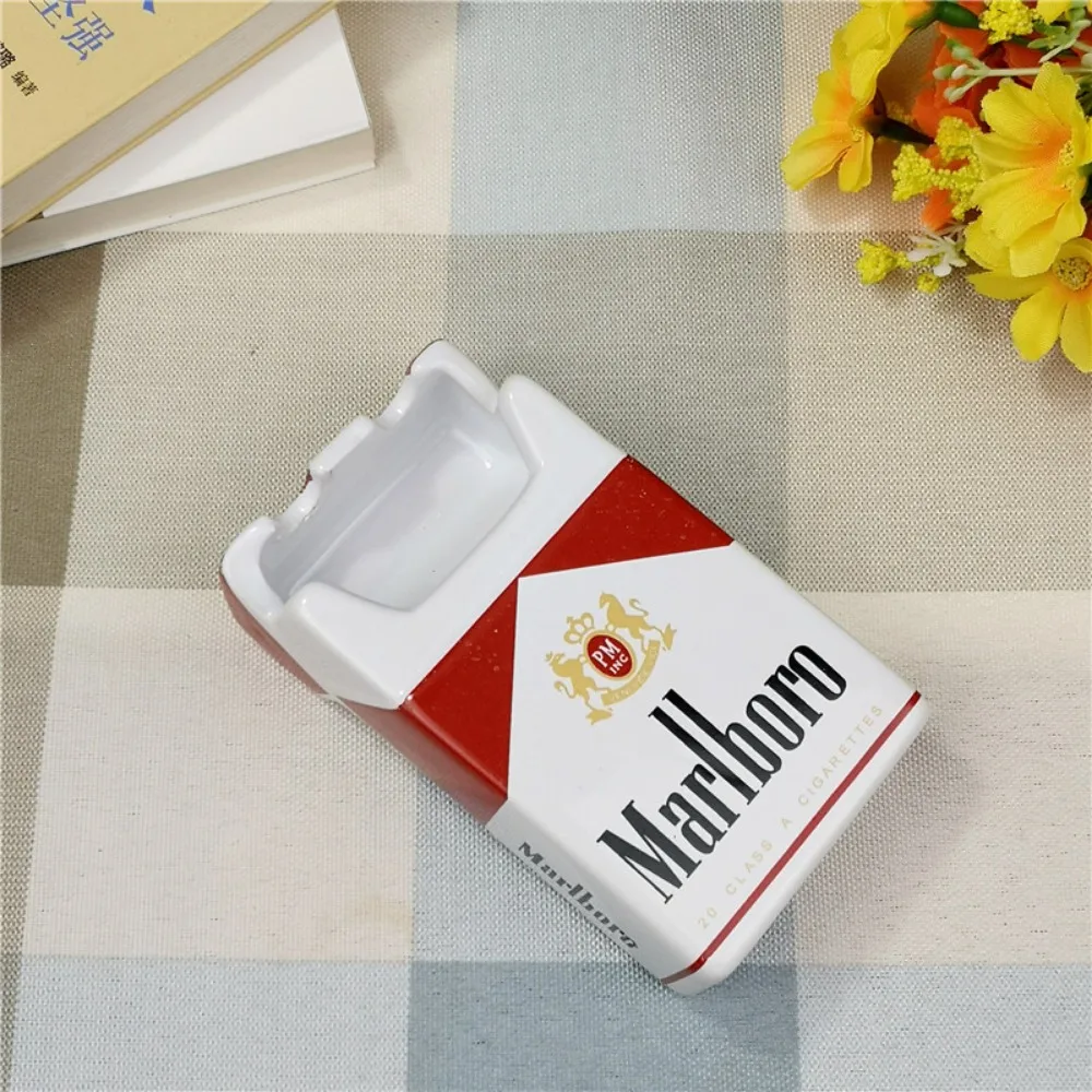 Cendrier paquet de "Marlboro Red" en céramique - Maison Déco Lumière