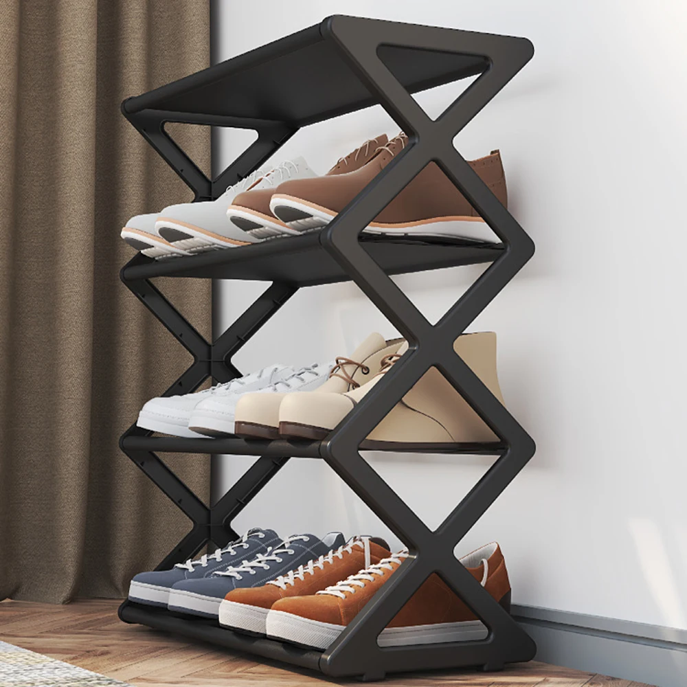 Meuble à chaussures "X" à 4 couches - Maison Déco Lumière