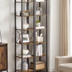 Etagère de rangement étroite en bois - Maison Déco Lumière