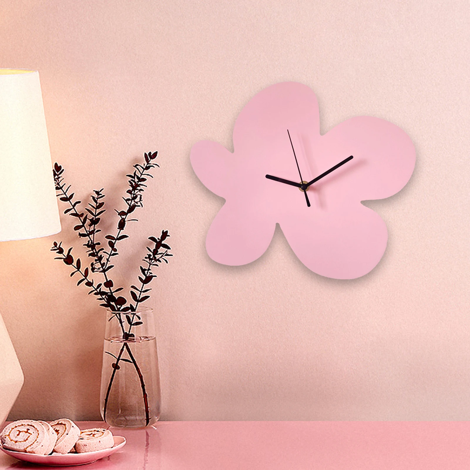 Horloge murale en forme de fleur - Maison Déco Lumière
