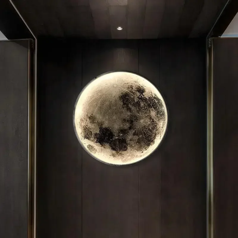 Applique murale LED en forme de Lune - Maison Déco Lumière