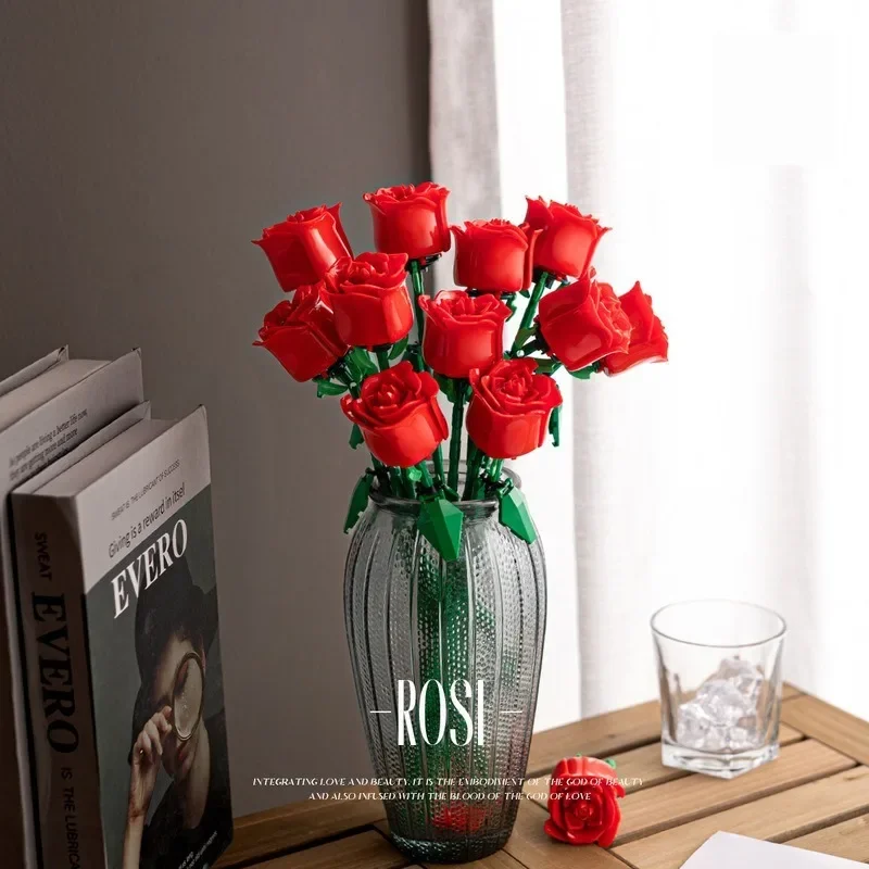 Roses en LEGO - Maison Déco Lumière