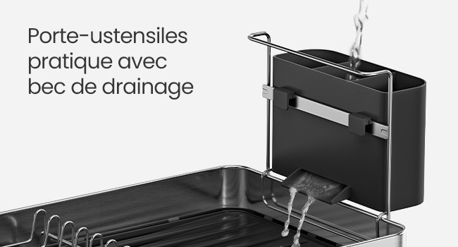 Escurridor de cubiertos de acero inoxidable - Maison Déco Lumière Escurridor de cubiertos de acero inoxidable - Maison Déco Lumière