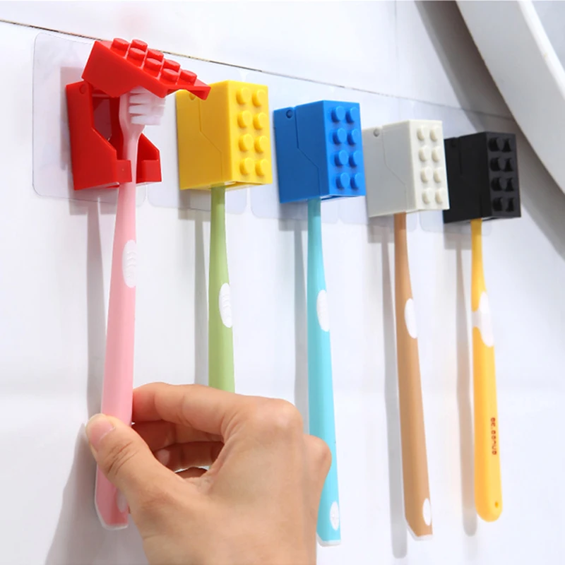 Porte-brosse à dents LEGO  mural - Maison Déco Lumière