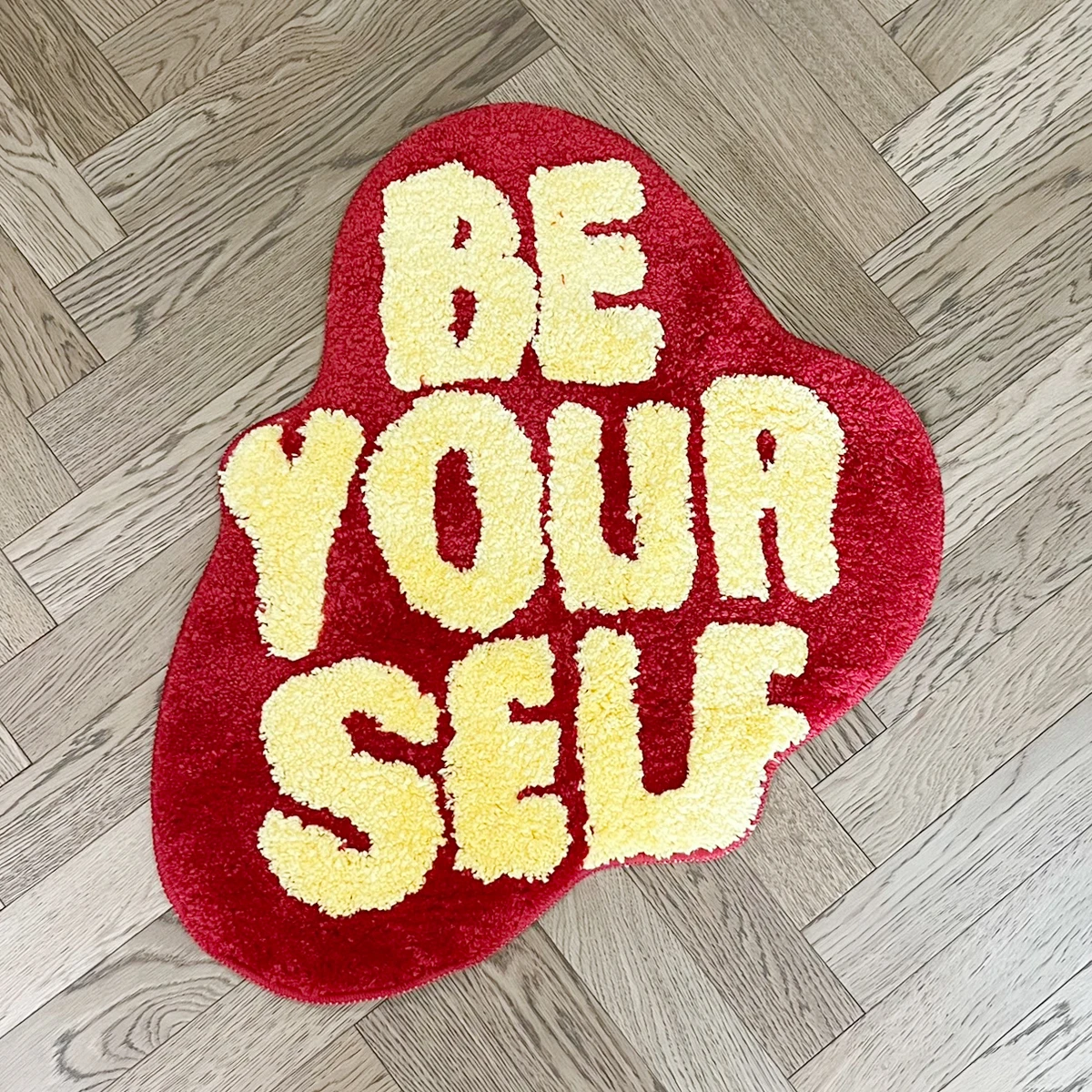 Tapis tufté "Be yourself" - Maison Déco Lumière