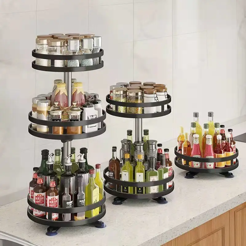Organisateur à épices avec plateau pivotant - Maison Déco Lumière