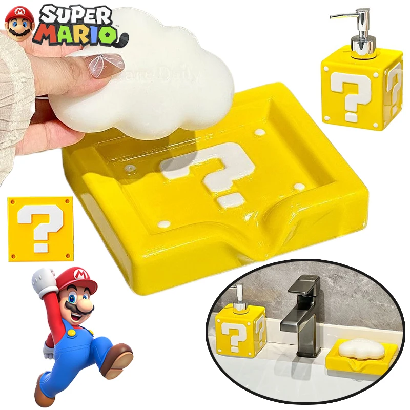 Dsitributeur et porte savon Super Mario Bros - Maison Déco Lumière