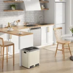 Poubelle de cuisine avec 2 compartiments (2 x 15 L) - Maison Déco Lumière