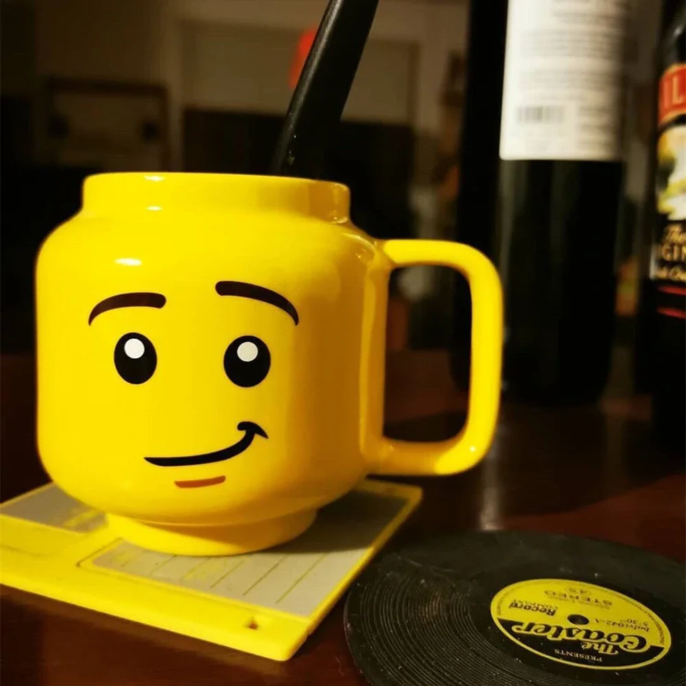 Tasse en céramique tête d'homme LEGO - Maison Déco Lumière