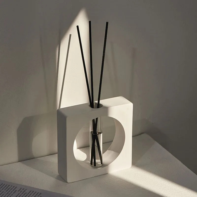Diffuseur d'arôme géométrique en pierre - Maison Déco Lumière