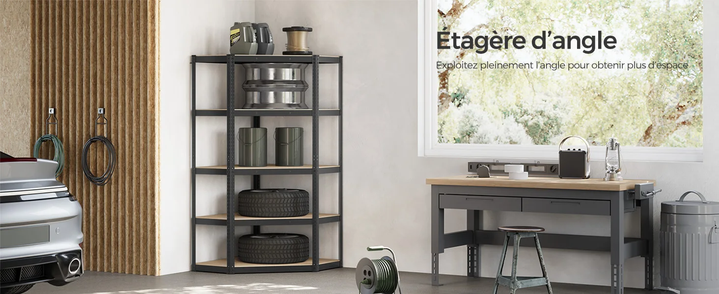 5-tier corner shelves - Home Decor Luz