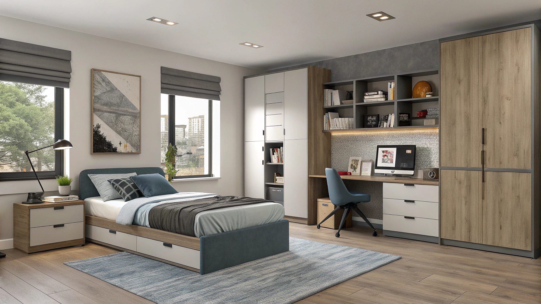 Aménager et décorer une chambre de garçon adolescent 2 Maison Déco Lumière