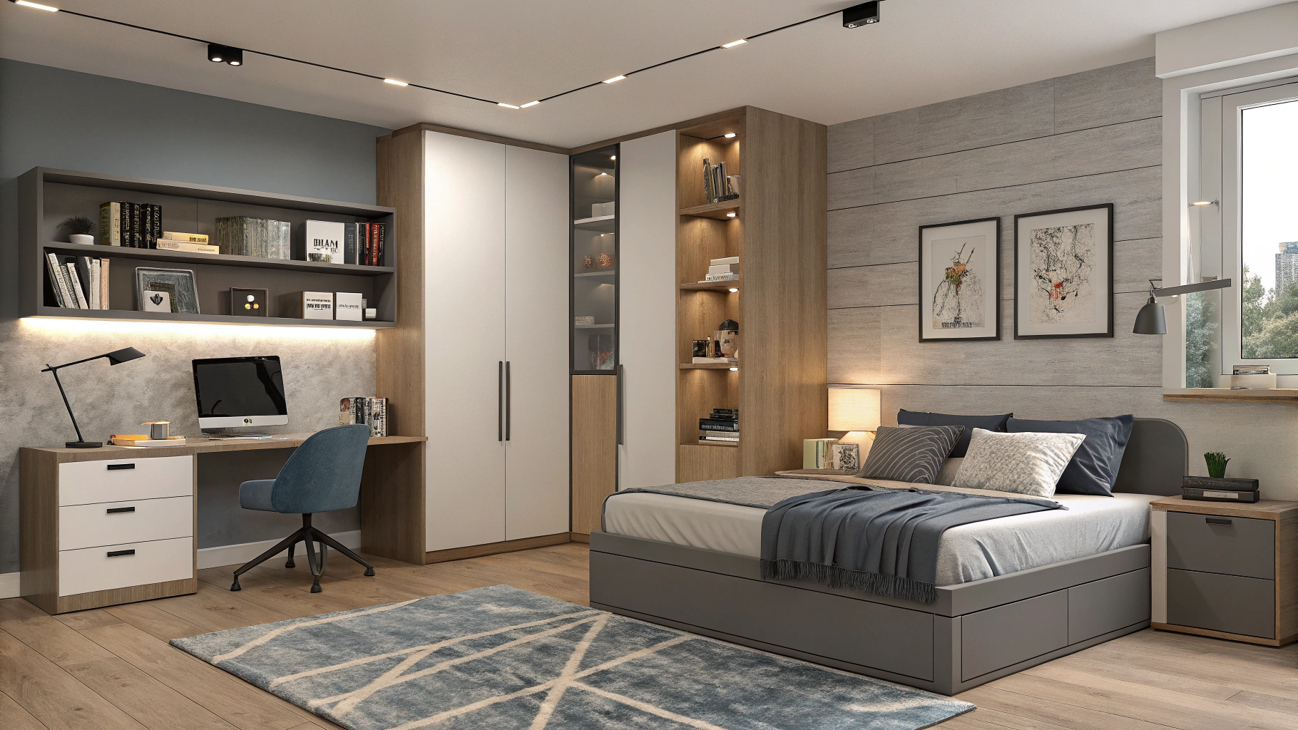 Aménager et décorer une chambre de garçon adolescent 11 Maison Déco Lumière