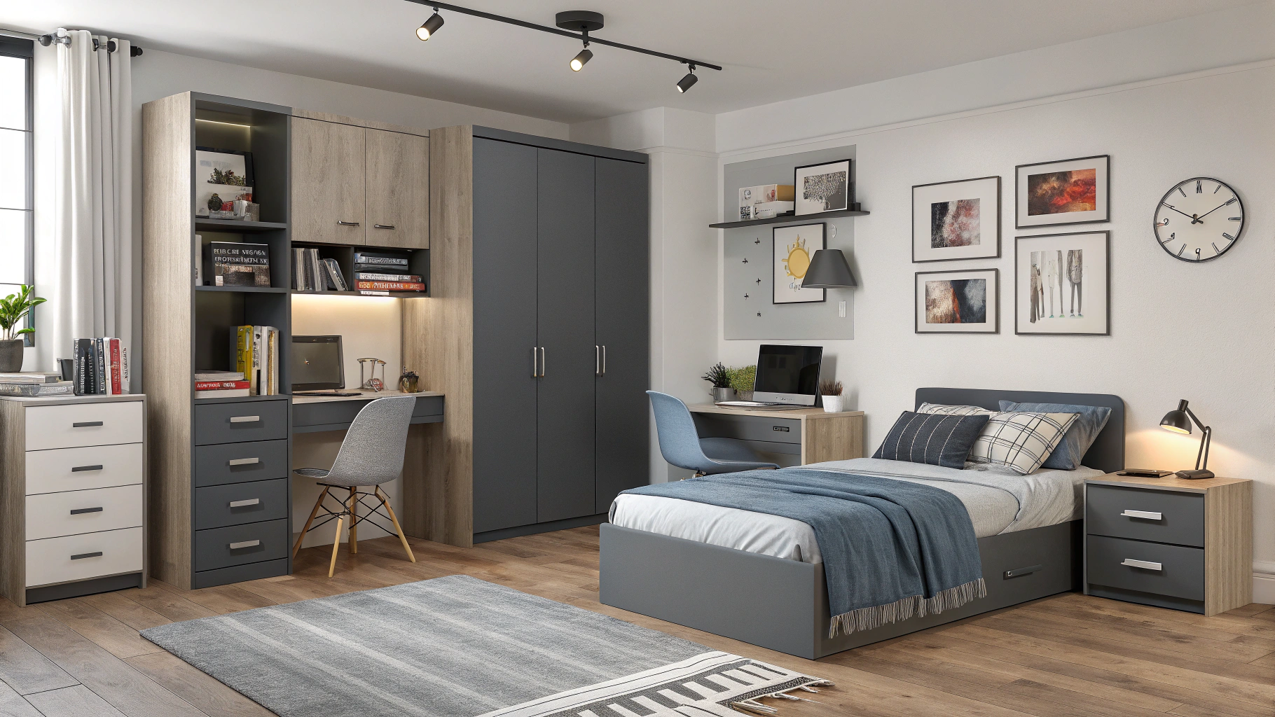 Aménager et décorer une chambre de garçon adolescent 3 Maison Déco Lumière