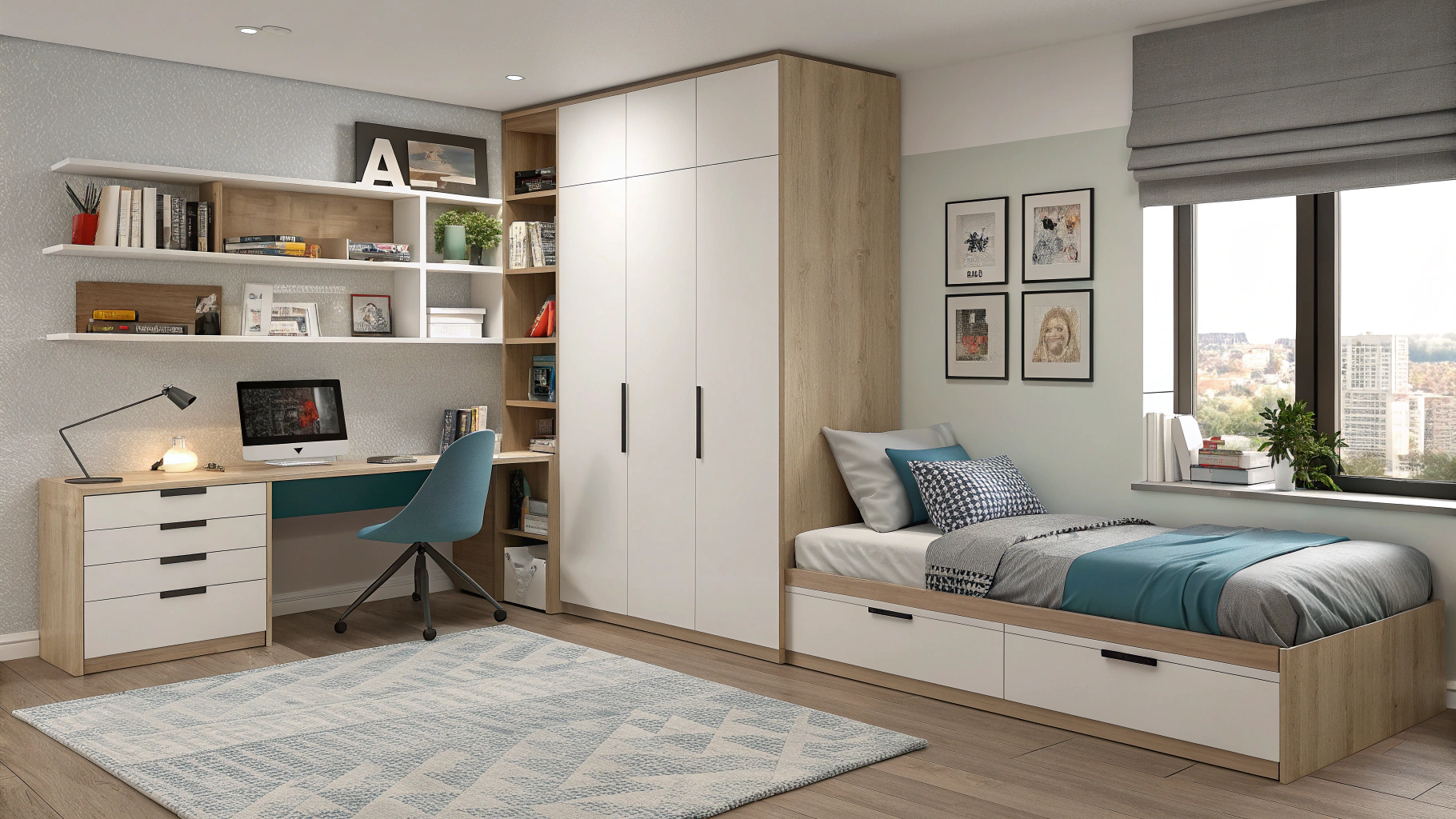 Aménager et décorer une chambre de garçon adolescent 4 Maison Déco Lumière