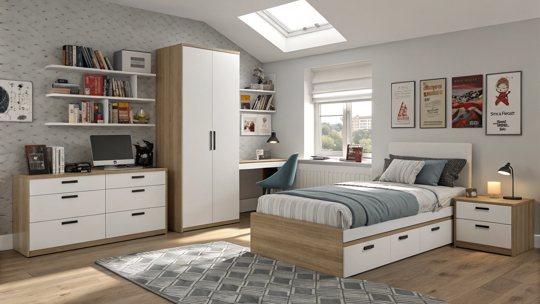 Aménager et décorer une chambre de garçon adolescent 6 Maison Déco Lumière