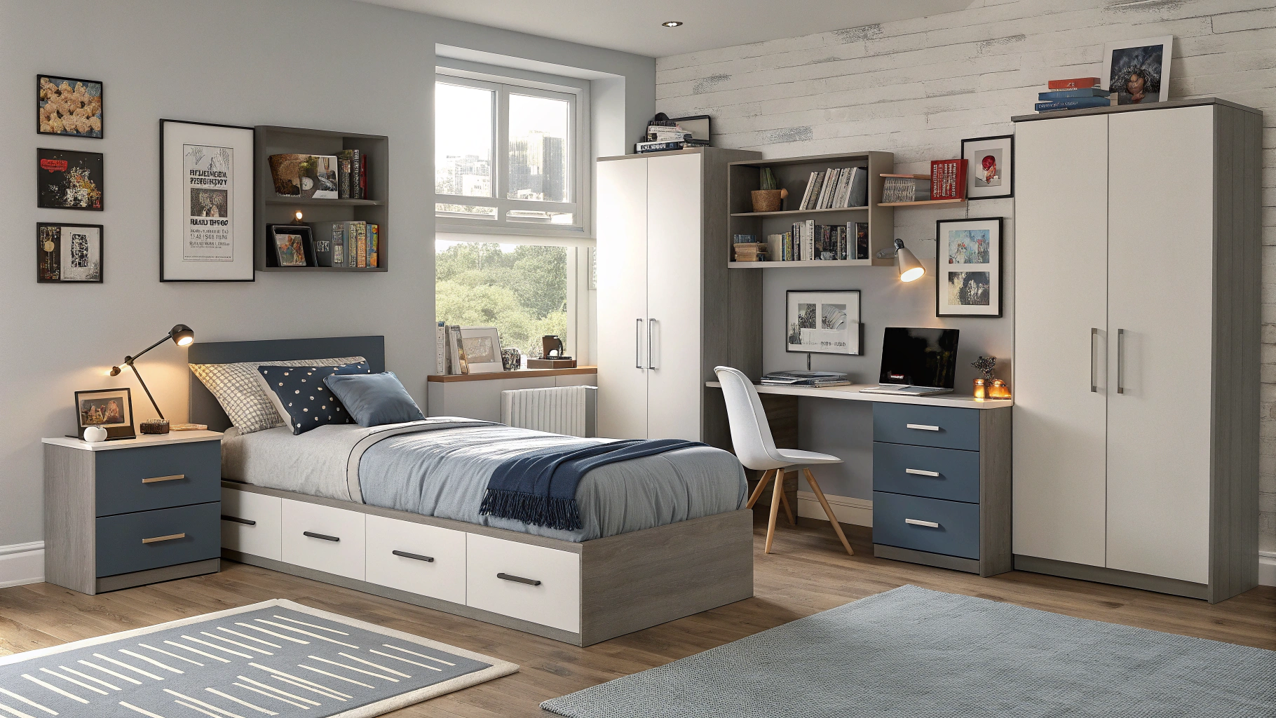 Aménager et décorer une chambre de garçon adolescent 7 Maison Déco Lumière