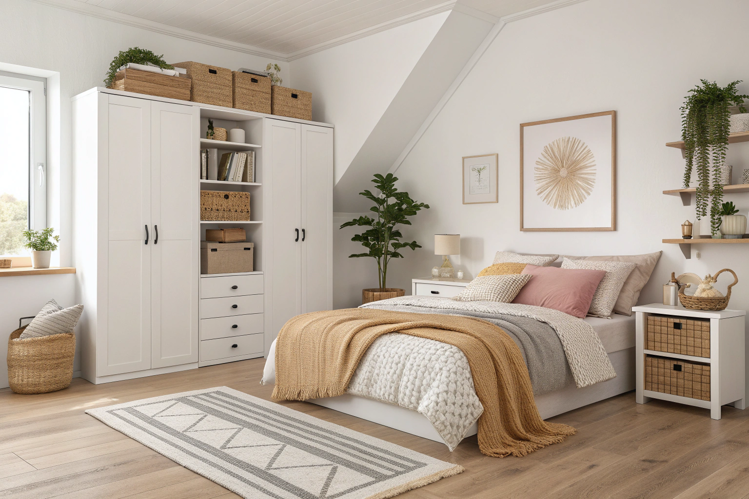 Nos meilleurs conseils pour une chambre conviviale et rangée ! - Maison Déco Lumière