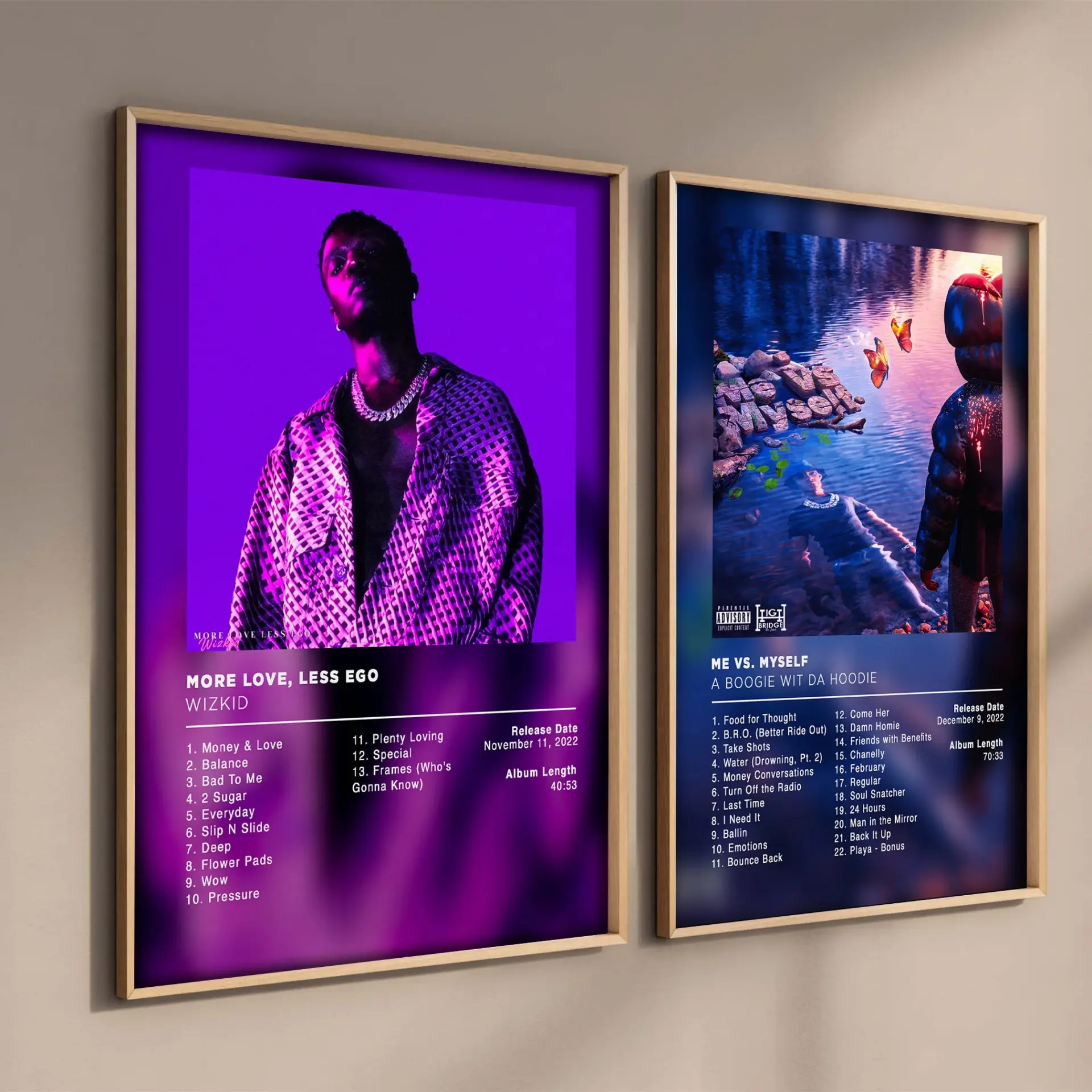 Affiche poster de l'album “Mercy” de Laylow - Maison Déco Lumière