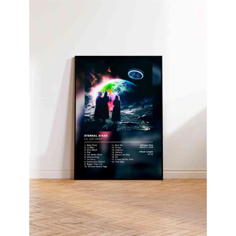 Affiche poster de l’album “Eternal Atake” de Lil Uzi Vert - Maison Déco Lumière